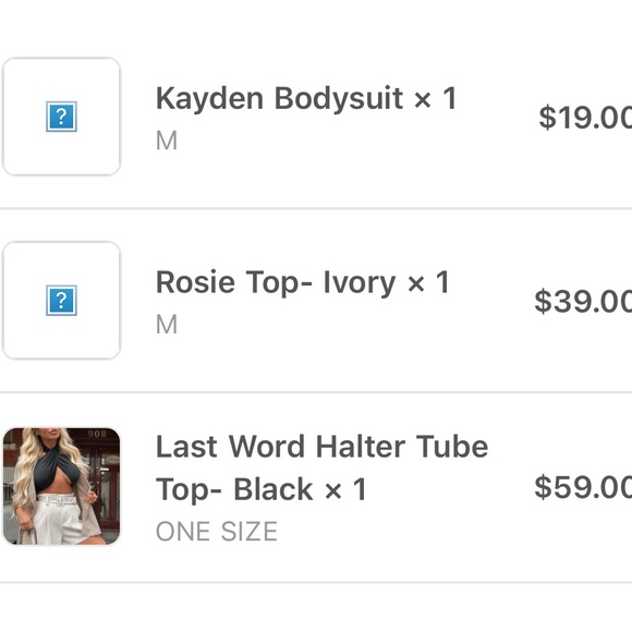 NWOT Last Word Halter Tube Top - Picture 5 of 5